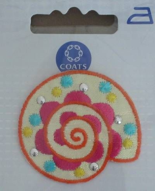 Coats Applikation je Stück -Schnecke