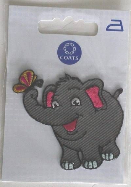 Coats Applikation je Stück Elefant