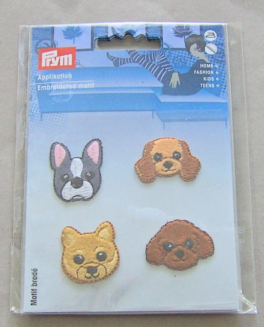 Prym Applikation Hundegesichter zwischen 2 und 3 cm