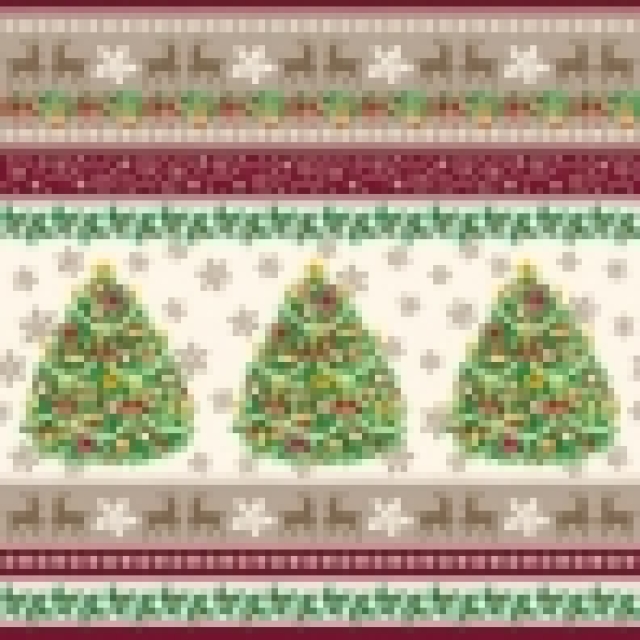 Lunch Serviette Christmas Arrangements rot pro Stück