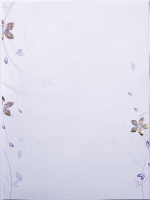 Artoz Andante Design Papier A4 "Goldene Blüten"