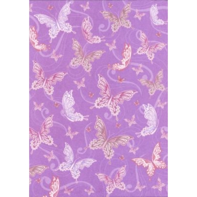 Artoz Creamotion Schmetterling lila selbstklebend pro Blatt