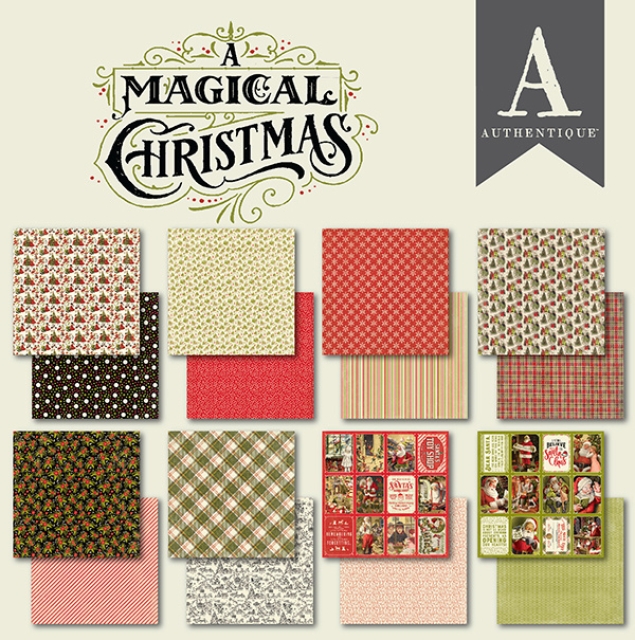 Authentique A Magical Christmas 6 x 6 Inch Paper Pad