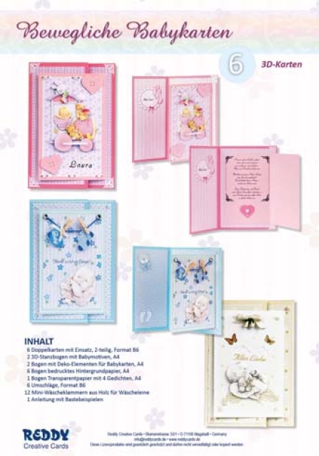 Reddy Cards Bewegliche Babykarten