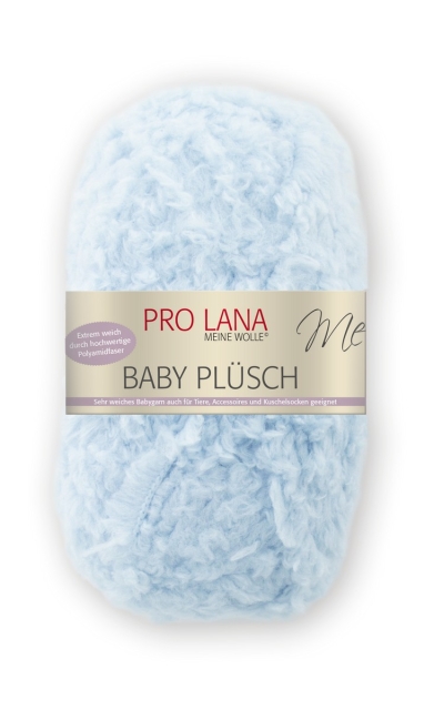 PRO LANA Baby Plüsch 50 Gramm Hellblau