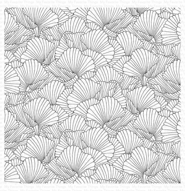 My Favourite Things Coral Flair Hintergrund Background Stamp