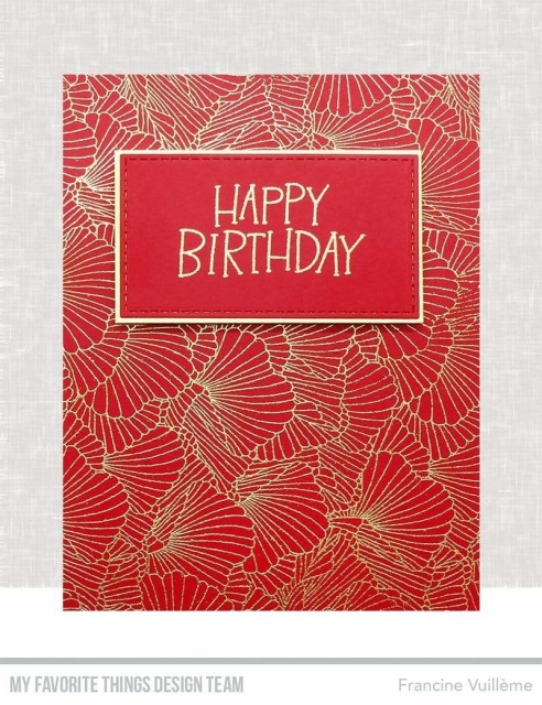 My Favourite Things Coral Flair Hintergrund Background Stamp