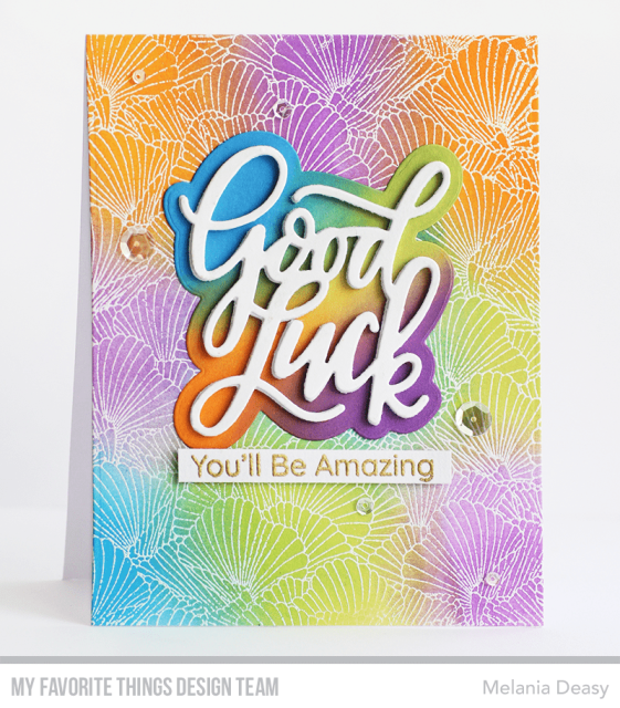 My Favourite Things Coral Flair Hintergrund Background Stamp