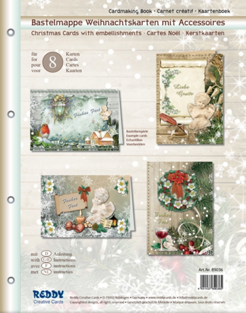 Bastelmappe Weihnachtskarten mit Accessoires