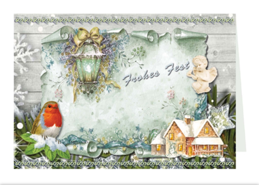 Bastelmappe Weihnachtskarten mit Accessoires