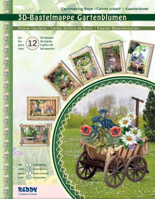 Bastelmappe Gartenblumen