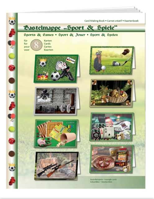 Reddy Cards Bastelmappe Sport, Brett- und Glücksspiele