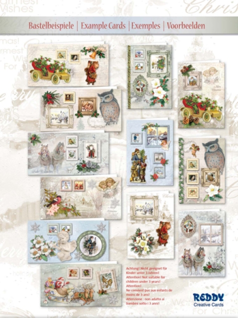 3D-Bastelmappe Weihnachten Vintage