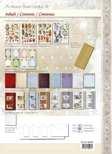 Reddy Cards Bastelmappe Weihnachtskarten & Geschenktüten