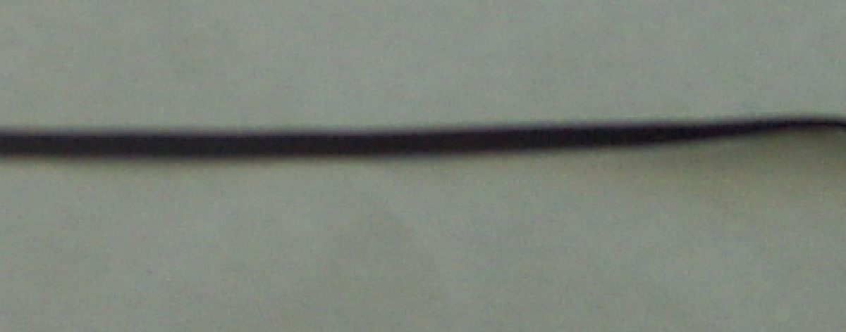 Satinband 3 mm breit pro Meter schwarz