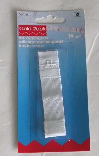 Gold-Zack BH Verlängerer 19 mm weiss