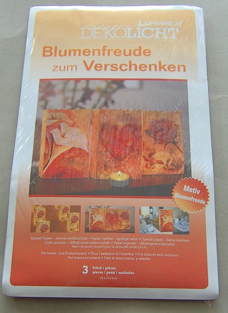 Efco Lichttüten Blumenfreude bedruckt 26 x 15 x 9 cm