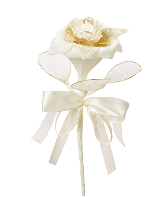 Deko Blumenpick II creme ca. 12 cm