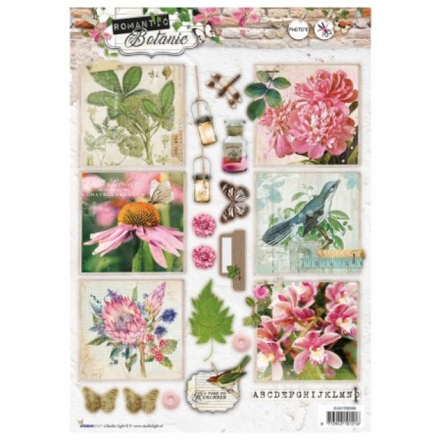 Designpapier gestanzt ROMANTIC Botanic A4