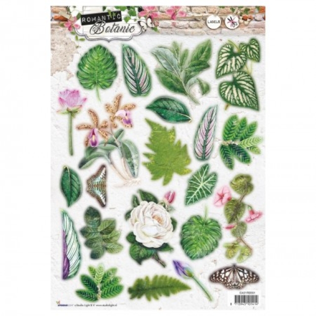 Designpapier gestanzt ROMANTIC Botanic A4