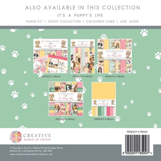 Paper Boutique It's a Puppy's Life 8 x 8 Inch Paper Kit