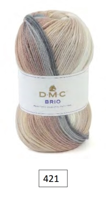 DMC Brio 100 Gramm Farbe 421