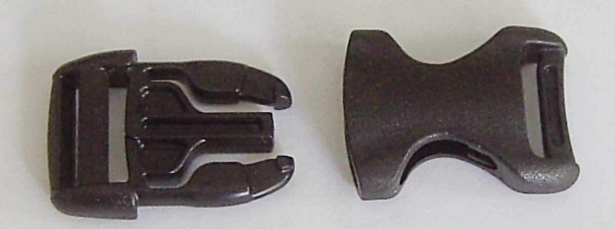 YKK Steckschnalle schwarz