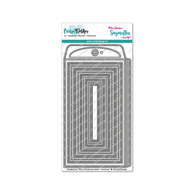 Carlijn Design Snijmallen Mini Slimline Kaart + Envelop Stanzschablone