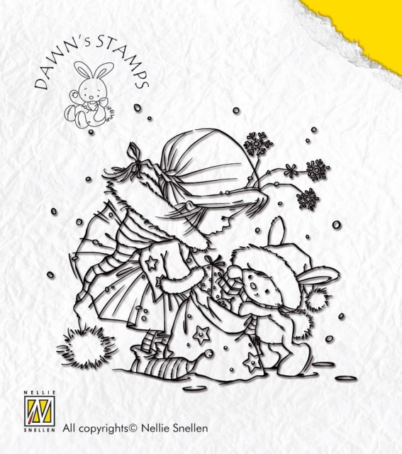 Clear Stamp Nellie's Choice CWD take a present