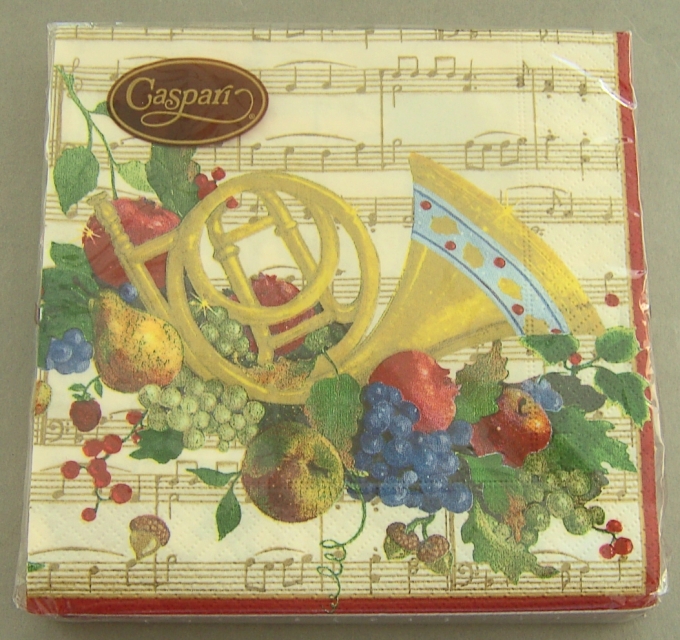 Caspari Lunch Serviette pro Stück French Horn