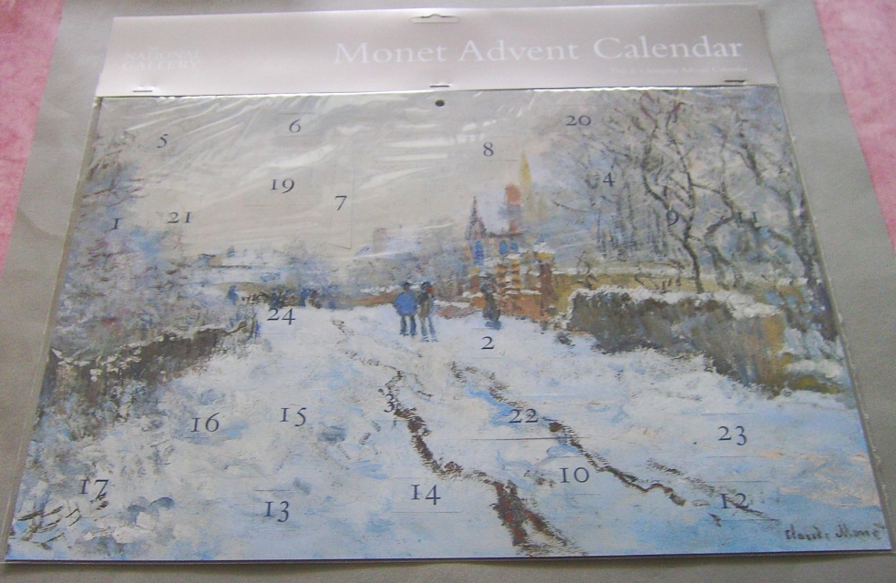 Caspari Adventskalender "Monet"