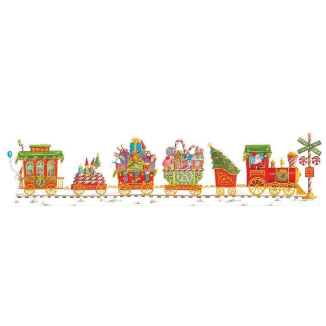 Caspari Adventskalender Holiday Express