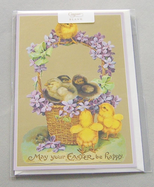 Caspari Karte mit Umschlag May your Easter be happy