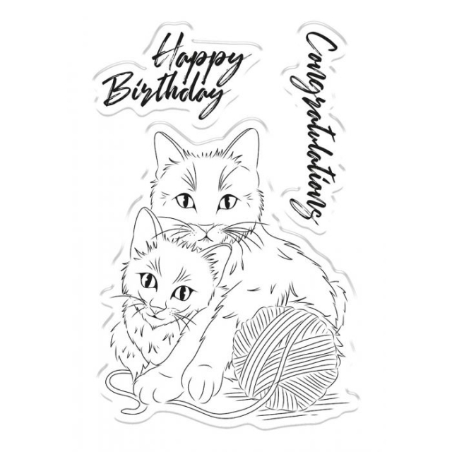 Crafter's Companion Clear Stamp Cattitude