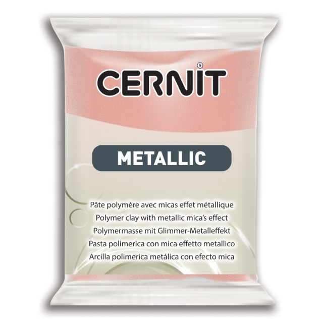 Cernit Metallic 63 x 55 x 15 mm roségold