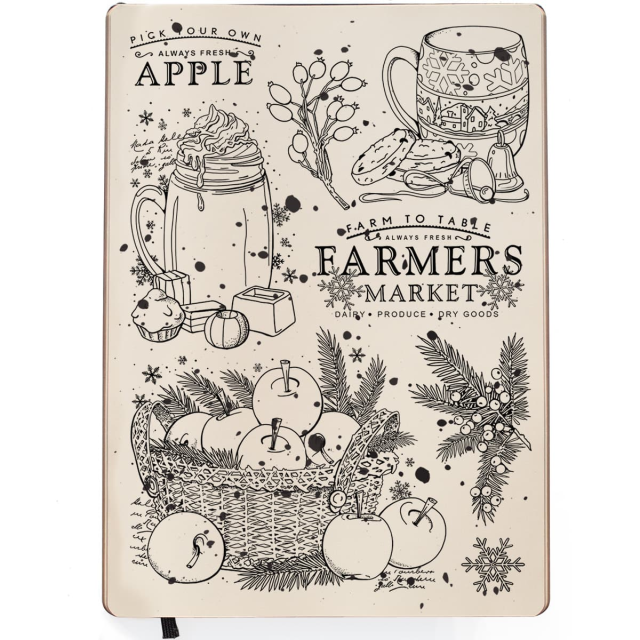 Ciao Bella Clear Stamp Set Pick Your Own Apple
