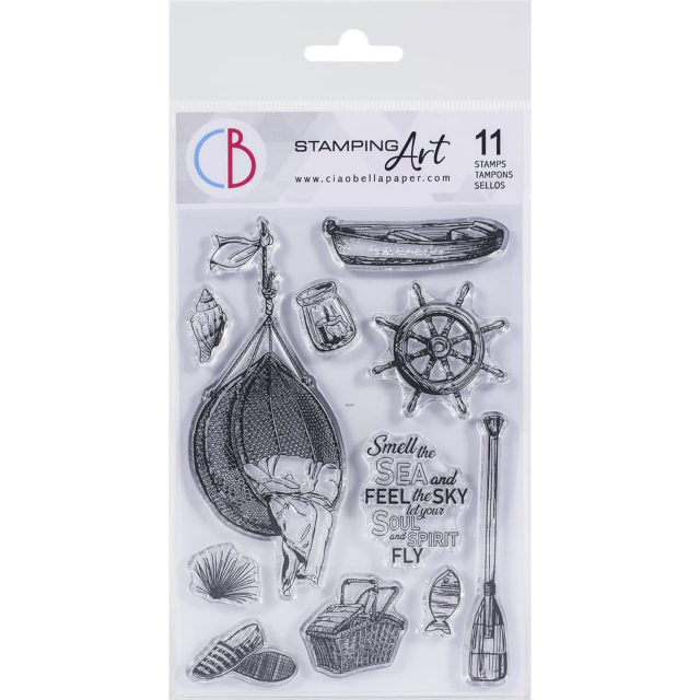 Ciao Bella Clear Stamp Set Let Your Soul fly