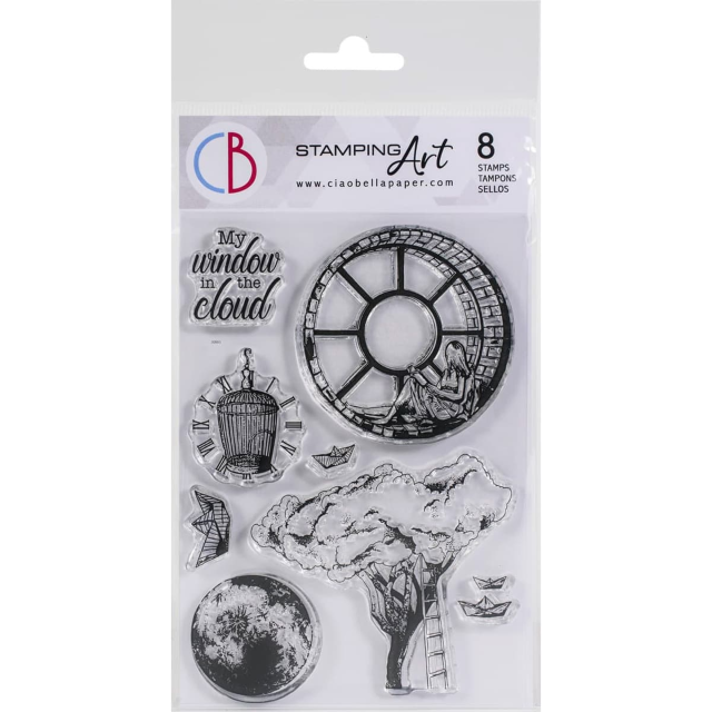 Ciao Bella Clear Stamp Set Windows in the Cloud