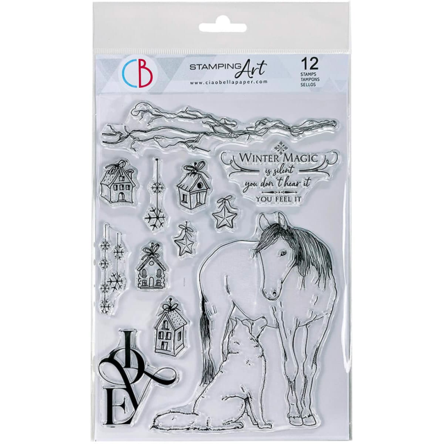 Ciao Bella Clear Stamp Set Winter Magic