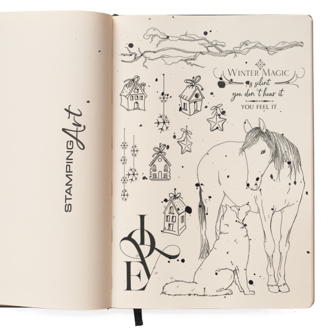 Ciao Bella Clear Stamp Set Winter Magic