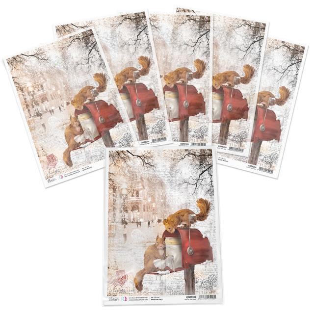 Ciao Bella Rice Paper A4 You've Got Mail
