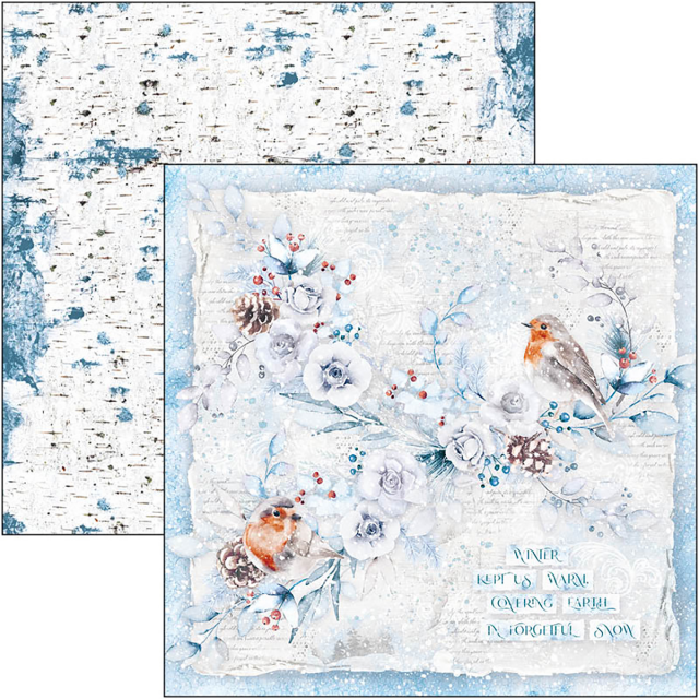 Ciao Bella 12 x 12 Inch Paper Pad Winter Journey