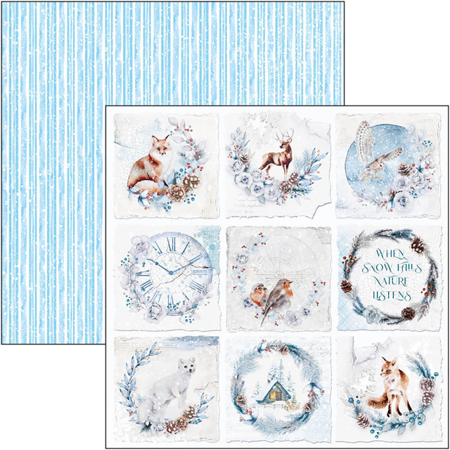 Ciao Bella 12 x 12 Inch Paper Pad Winter Journey