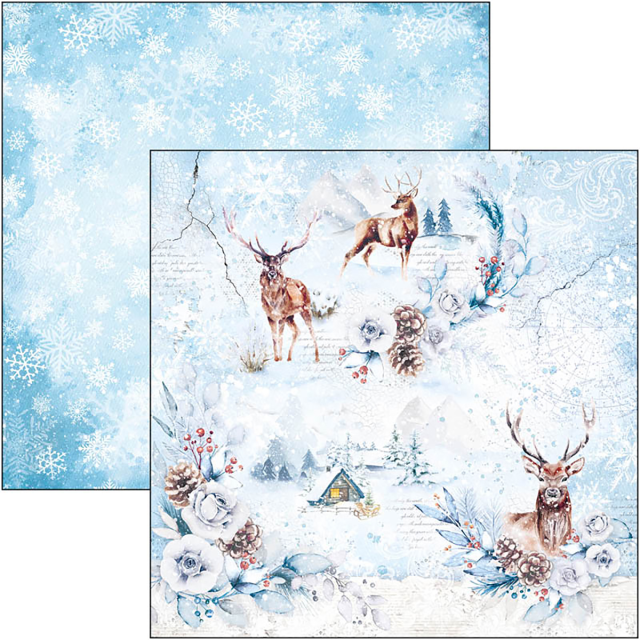 Ciao Bella 8 x 8 Inch Paper PAd Winter Journey