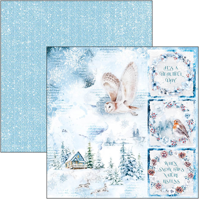 Ciao Bella 8 x 8 Inch Paper PAd Winter Journey