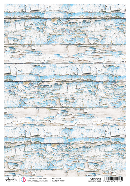 Ciao Bella Rice Paper A4 Northern Wood