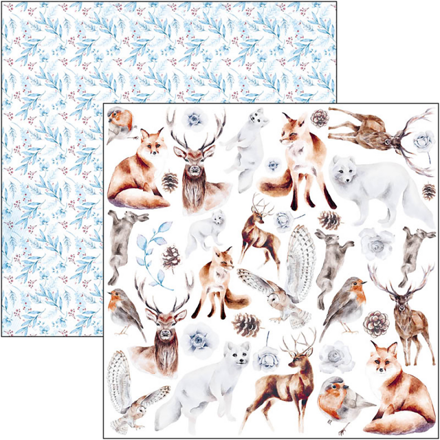 Ciao Bella 12 x 12 Inch Pad Winter Journey Patterns