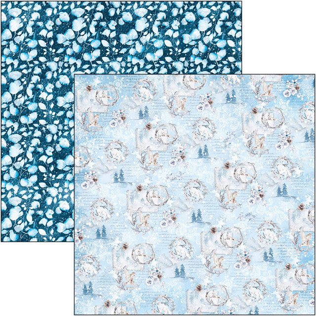 Ciao Bella 12 x 12 Inch Pad Winter Journey Patterns