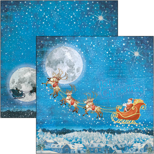 Ciao Bella 8 x 8 Inch Paper Pad Dear Santa