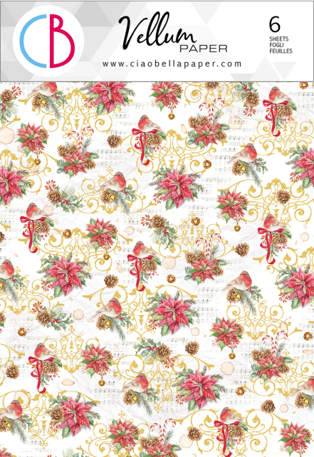 Ciao Bella Paper Patterns A4 Vellum Dear Santa
